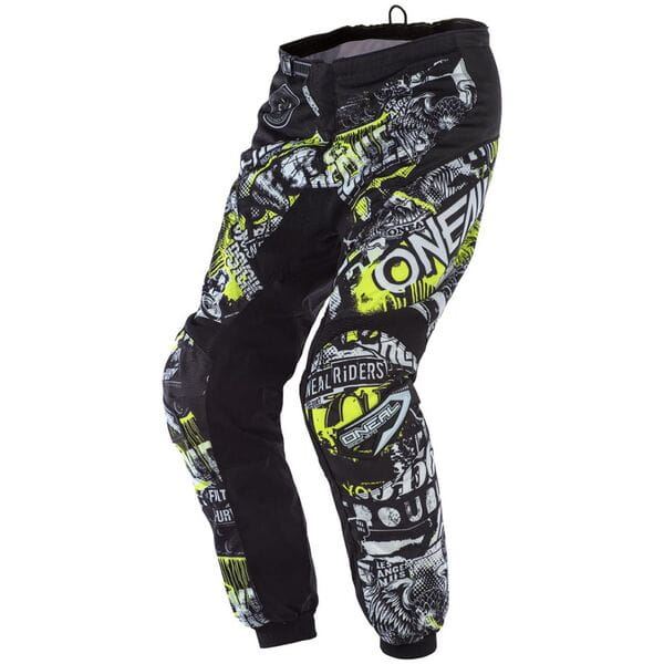 O'Neal 2024 Motocross Pants Element Attack Youth Black Yellow